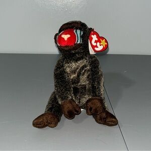 3/25$(Mix) Ty Beanie Baby Cheeks the Baboon Retired 1999 NWT